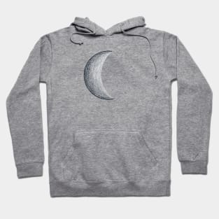 Waning Crescent Moon Hoodie